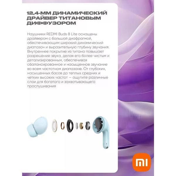Радио наушники Xiaomi Buds 8 Lite — фото 12
