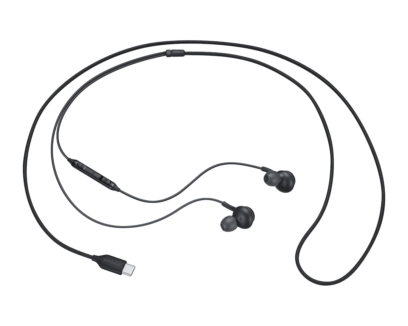 Проводная стерео-гарнитура Samsung (EO-IC100) Type-C AKG (черный) — фото 3