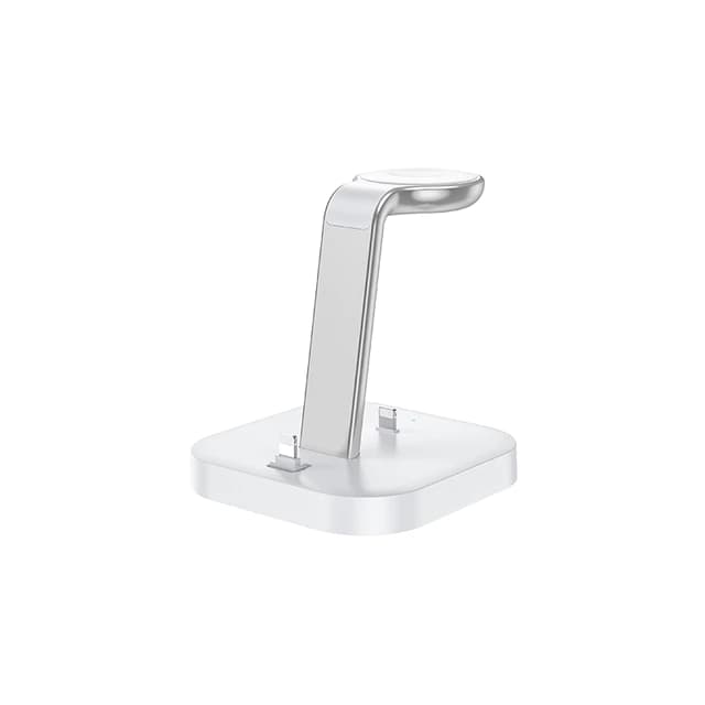 Док-станция Hoco CW43 Graceful 3 в 1 для AirPods/iPhone/Apple Watch (белый)