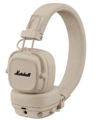 Беспроводные Bluetooth стерео-наушники Marshall Major V (Beige) — фото 4