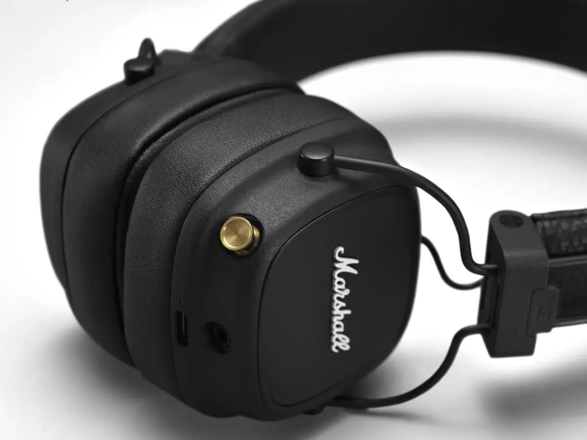 Беспроводные Bluetooth стерео-наушники Marshall Major IV (Black) — фото 2