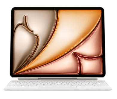 Клавиатура Apple Magic Keyboard with Trackpad для iPad Air 11 (2024/2025) русская раскладка (белый) (MDFV4)