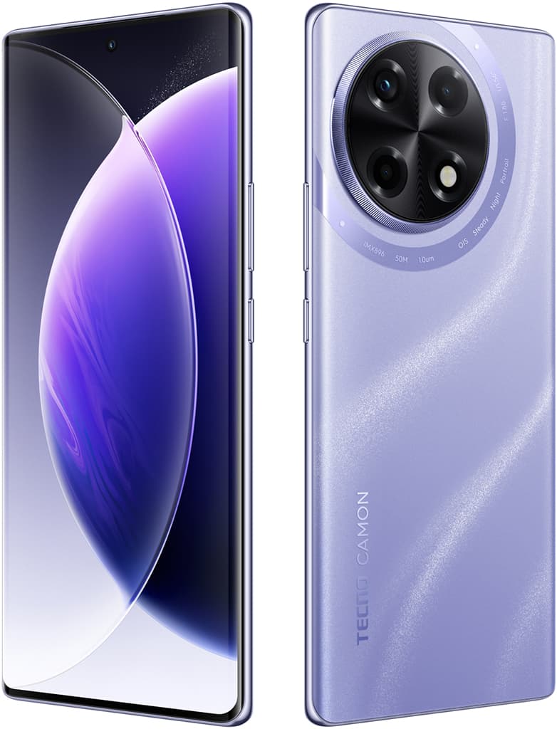 Смартфон TECNO CAMON 30S 8/128 ГБ «Фиолетовая туманность» — фото 8