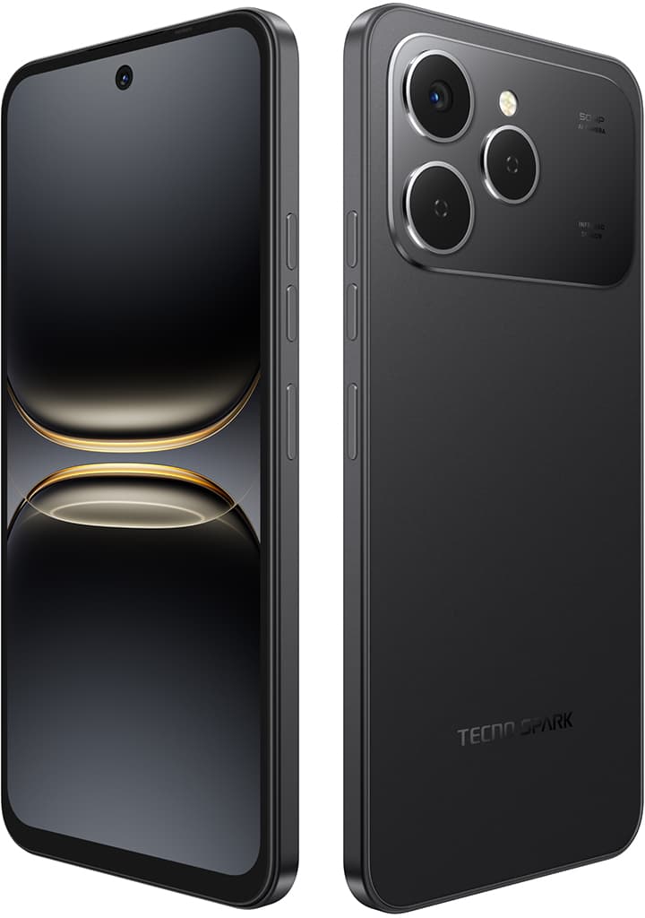 Смартфон TECNO Spark 40 8/256 ГБ «Чернильный чёрный» — фото 4