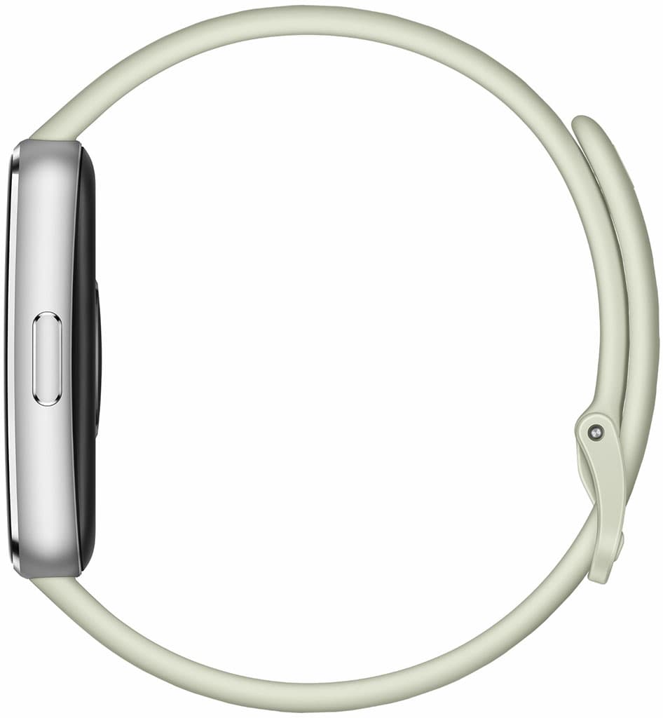Умные часы HUAWEI Band 11 алюминевые серебристые, с зелёным ремешком — фото 5
