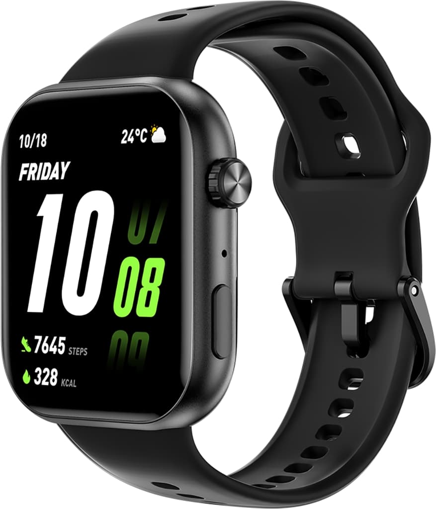 Умные часы HONOR Choice Watch 2i Чёрные с чёрным ремешком — фото 3