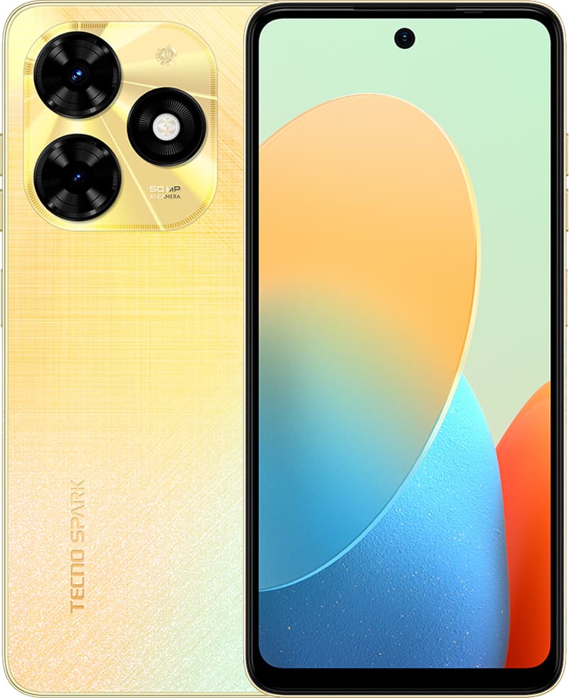 Смартфон TECNO Spark 20C 4/256 ГБ Золотистый
