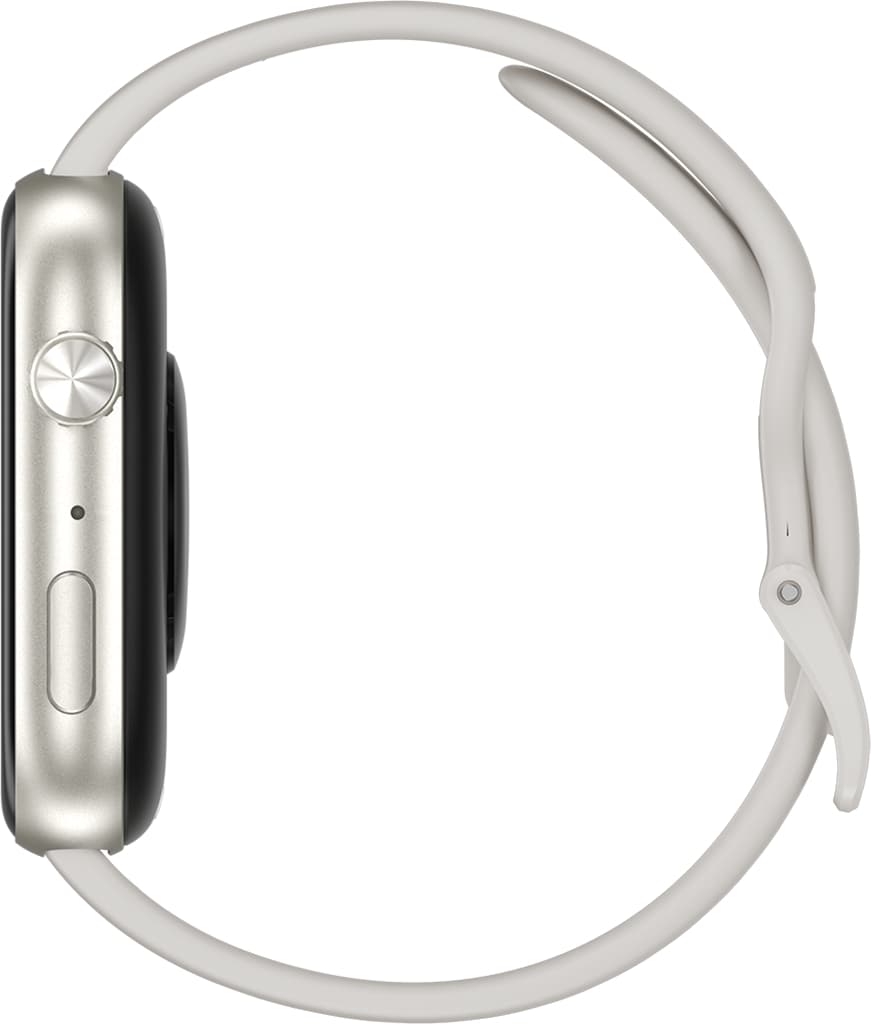 Умные часы HONOR Choice Watch 2i Серебристые с белым ремешком — фото 5