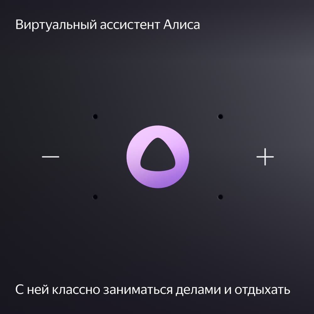 Умная колонка Яндекс Станция Миди с Алисой и Zigbee 24 Вт Серая — фото 7