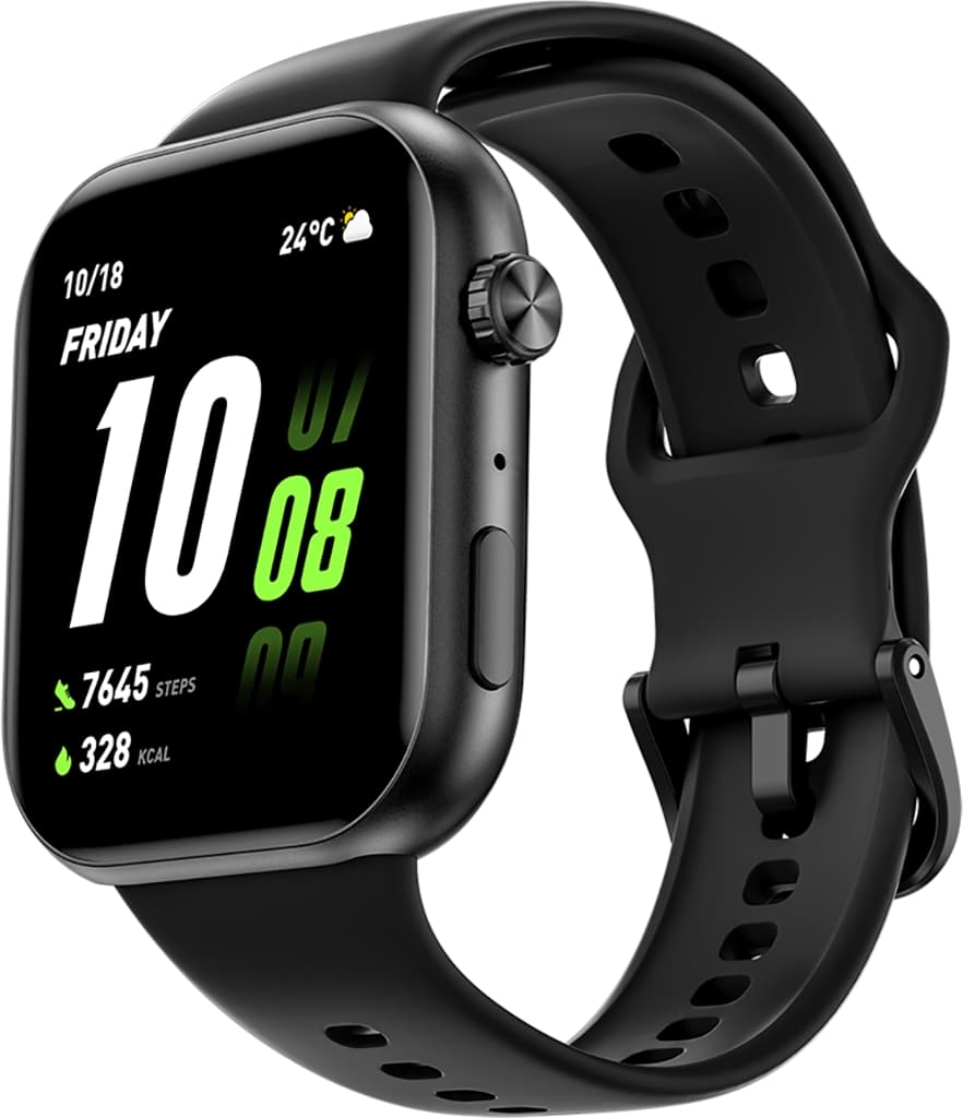 Умные часы HONOR Choice Watch 2i Чёрные с чёрным ремешком