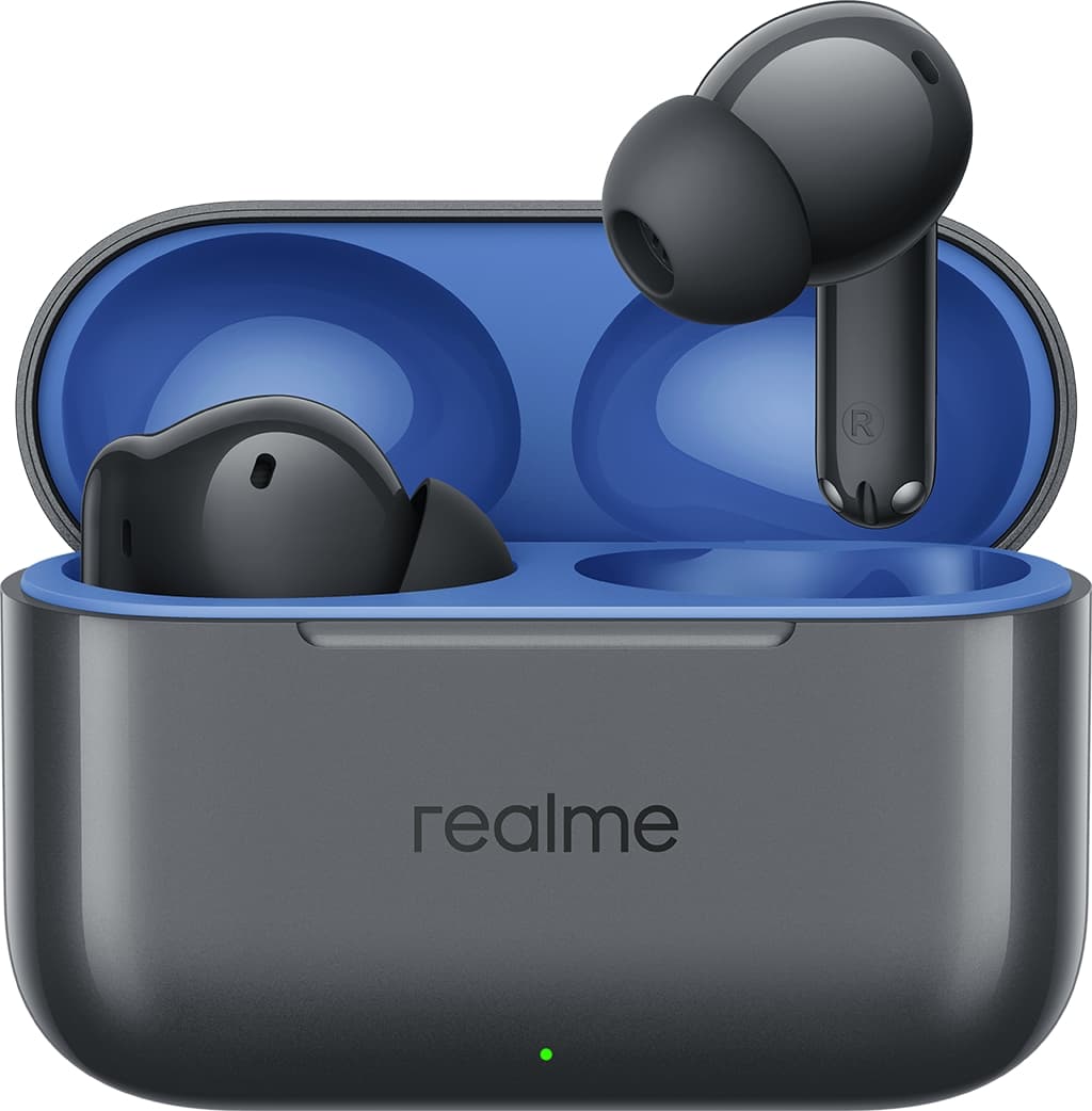 Наушники realme Buds T200 Тёмно-серые