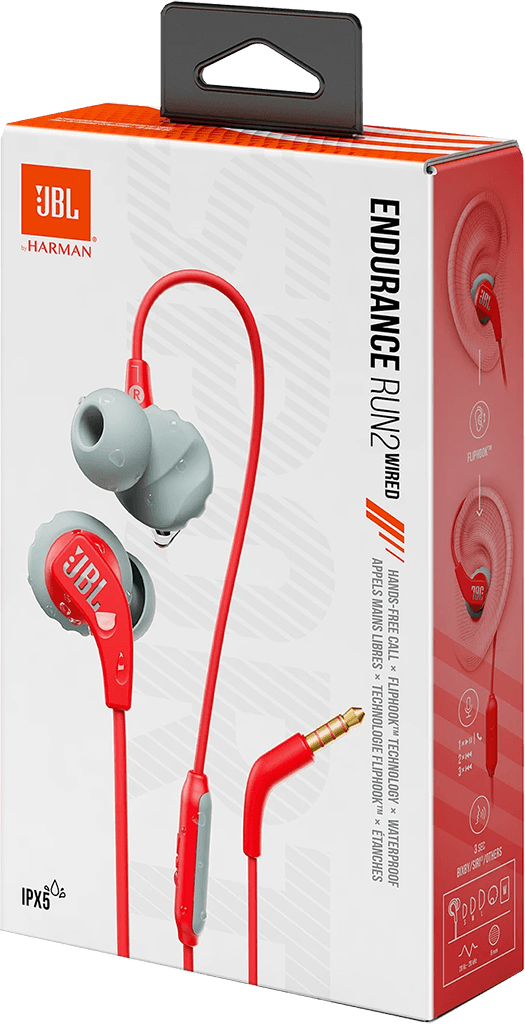 Наушники JBL Endurс Run 2 активным шумоподавлением Красные — фото 7