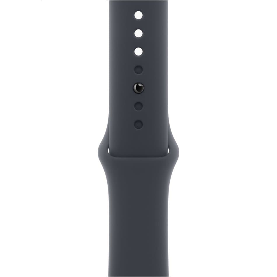 Умные часы Apple Watch SE (2025) 44 мм алюминиевый корпус «Полночь», с чёрным спортивным ремешком — фото 3