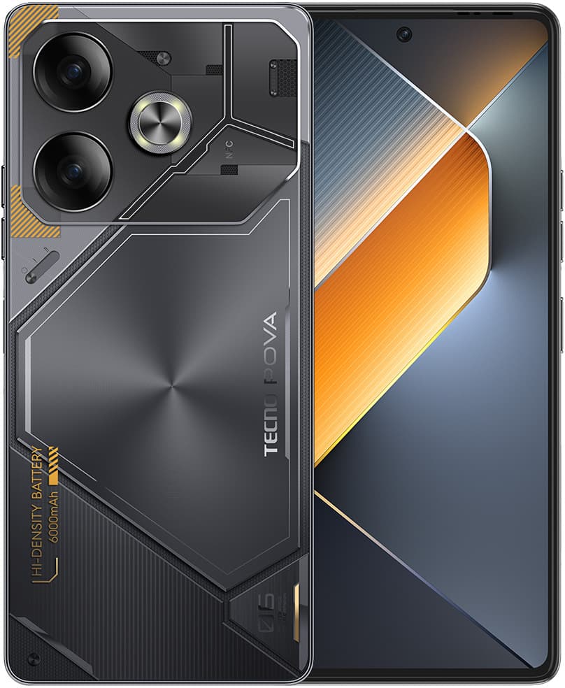 Смартфон TECNO Pova 6 8/256 ГБ «Серый метеорит» — фото 2