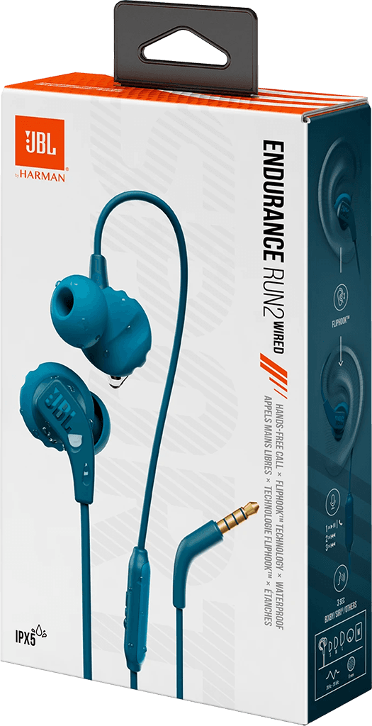 Наушники JBL Endurс Run 2 активным шумоподавлением Синие — фото 7