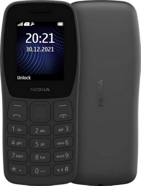 Мобильный телефон Nokia 105 TA-1459 Чёрный