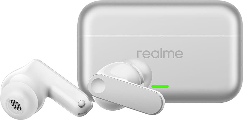 Наушники realme Buds T500 Pro Серебристые — фото 3