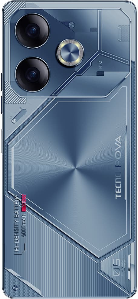 Смартфон TECNO Pova 6 8/256 ГБ «Голубая звезда» — фото 4