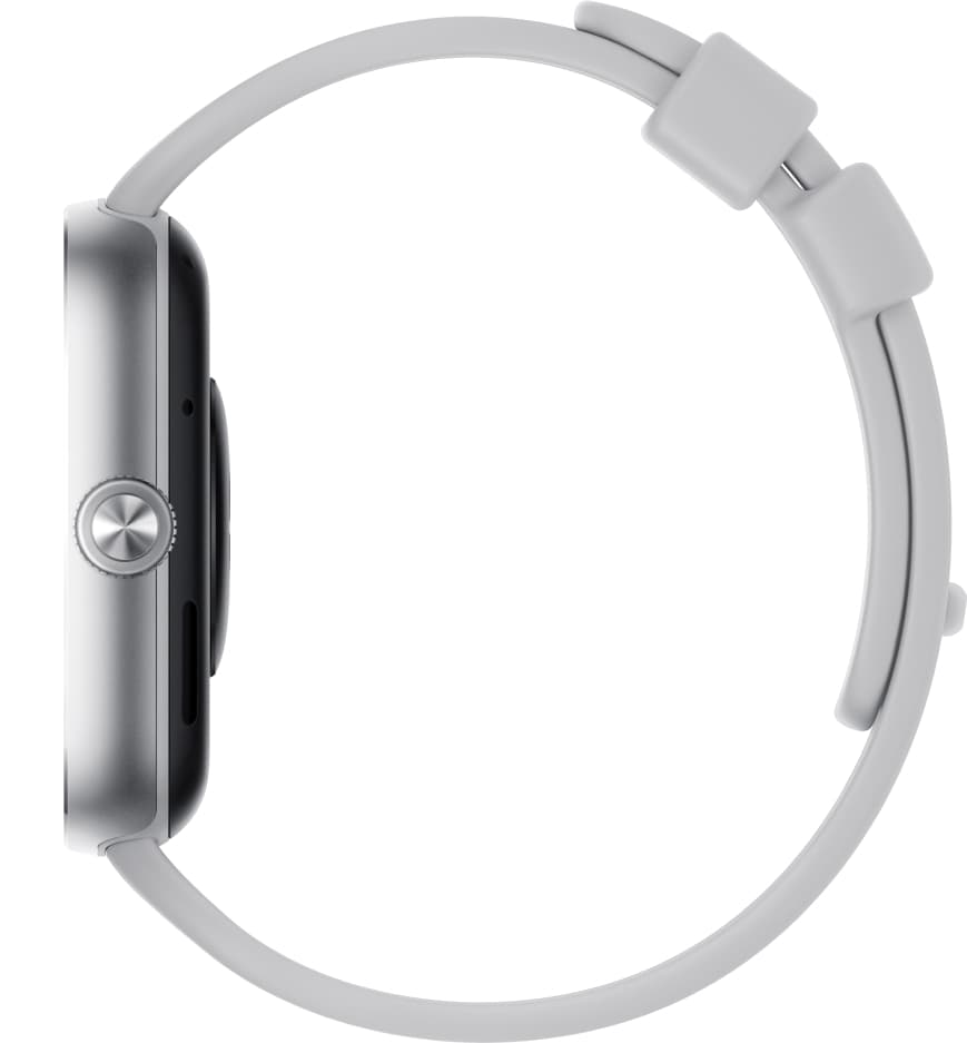 Умные часы Xiaomi Redmi Watch 4 Серебристые, с серым ремешком — фото 5