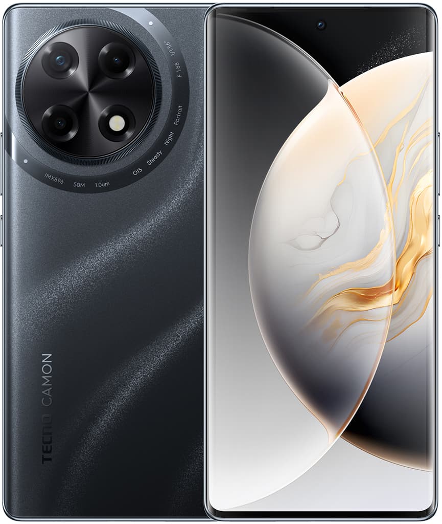 Смартфон TECNO CAMON 30S 8/128 ГБ «Чёрный космос»