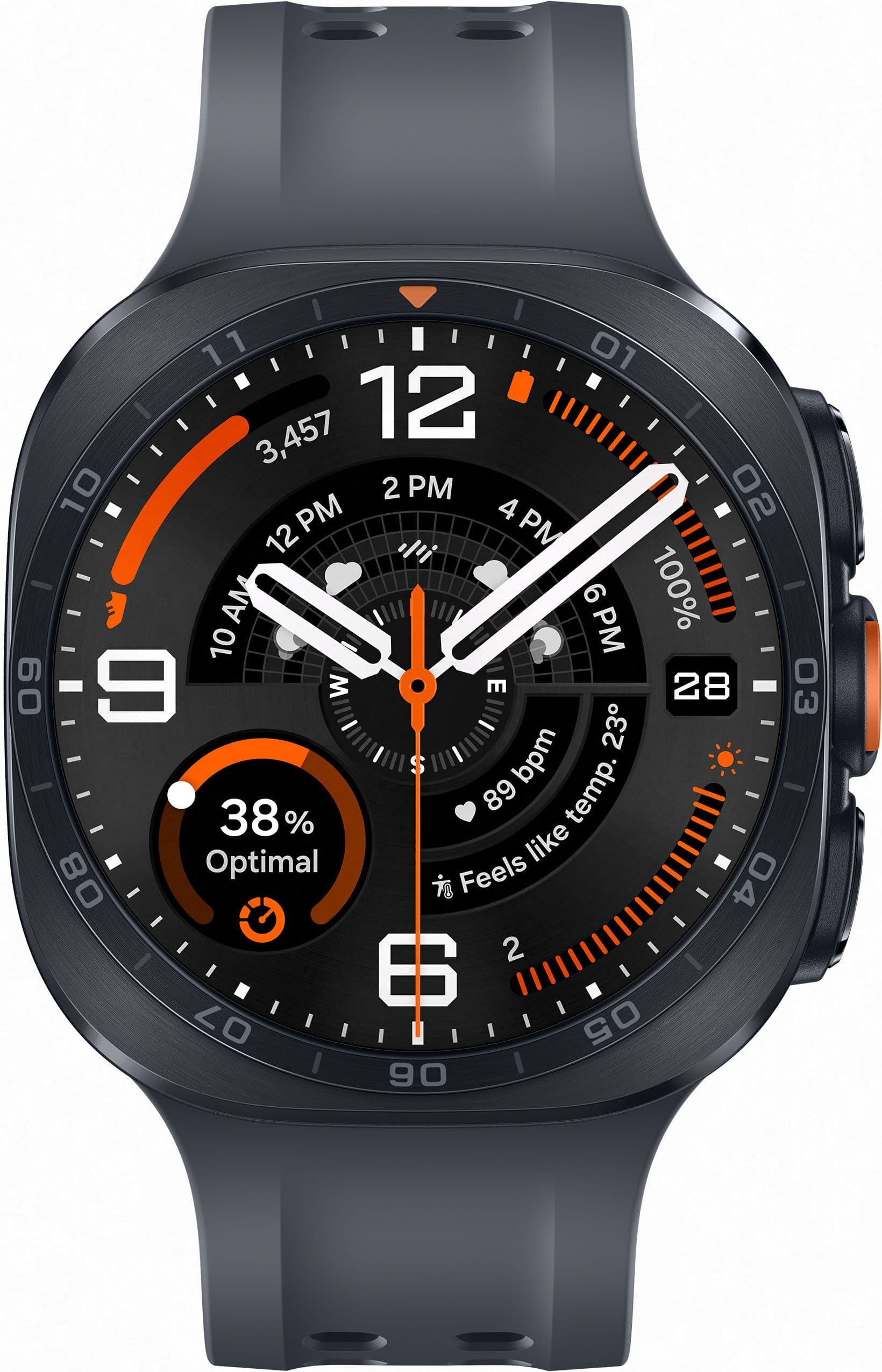Умные часы Samsung Galaxy Watch Ультра2 LTE 47 мм «Чёрный Титан» — фото 8