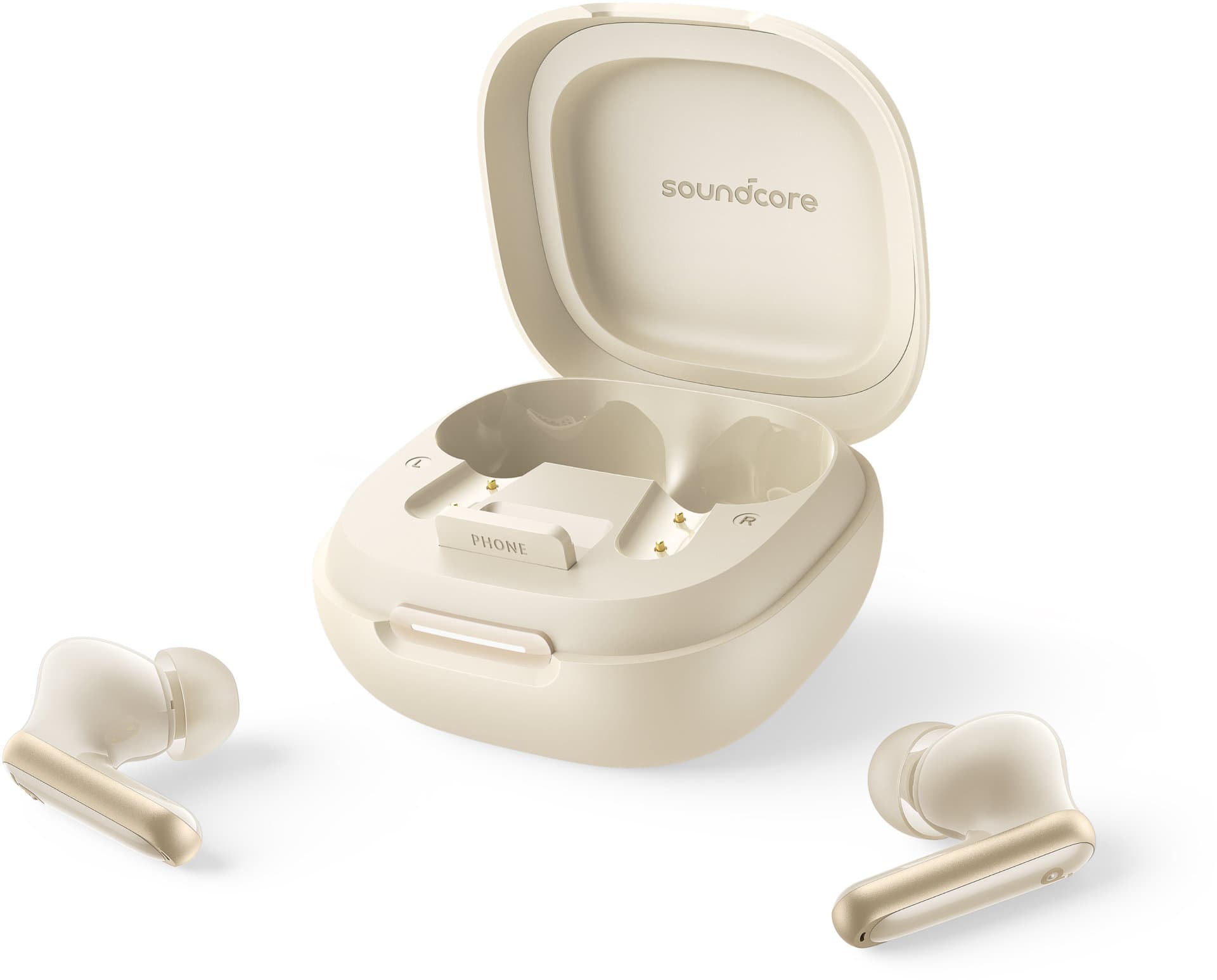 Наушники TWS Anker Soundcore P40i, кремовый — фото 8