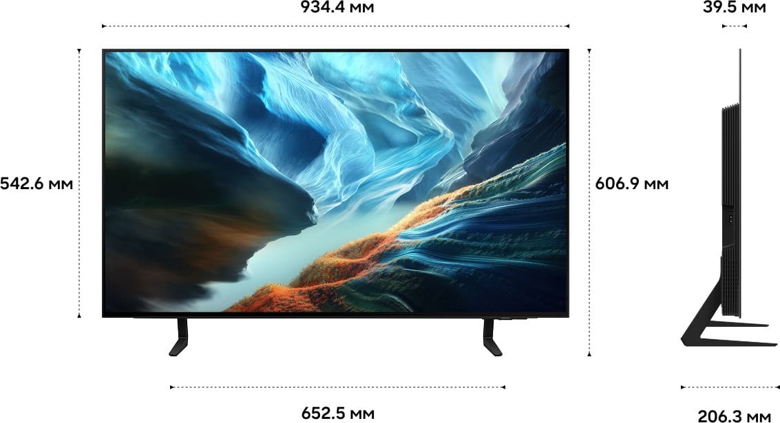 Телевизор Samsung 42" S90H OLED 4K, черный графит — фото 6