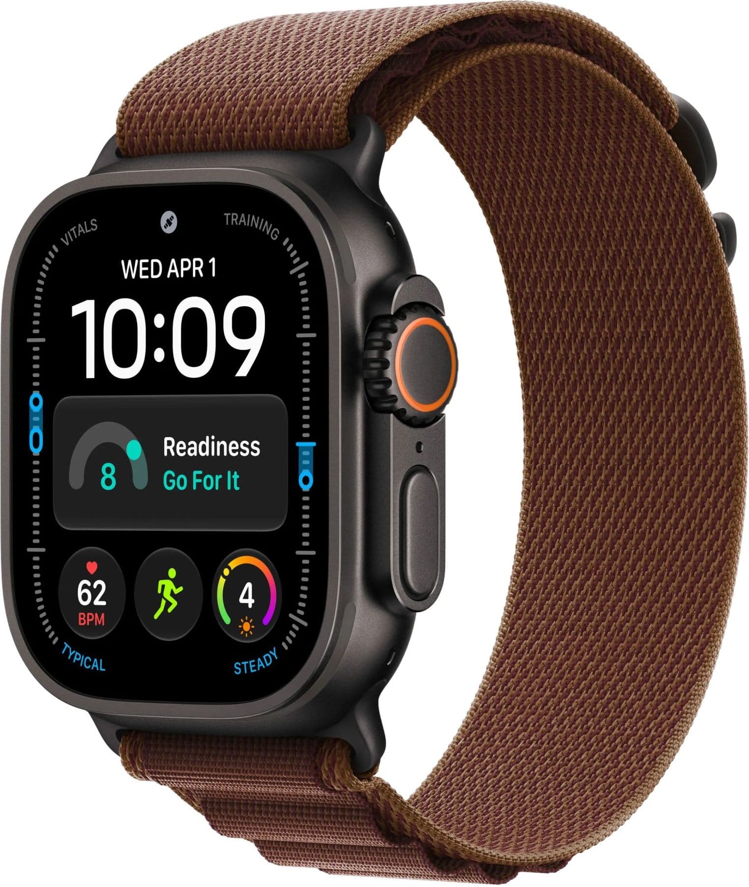 Умные часы Apple Watch Ultra 4 GPS+Cellular, 49 мм, Black Titanium Burgundy Alpine Loop M