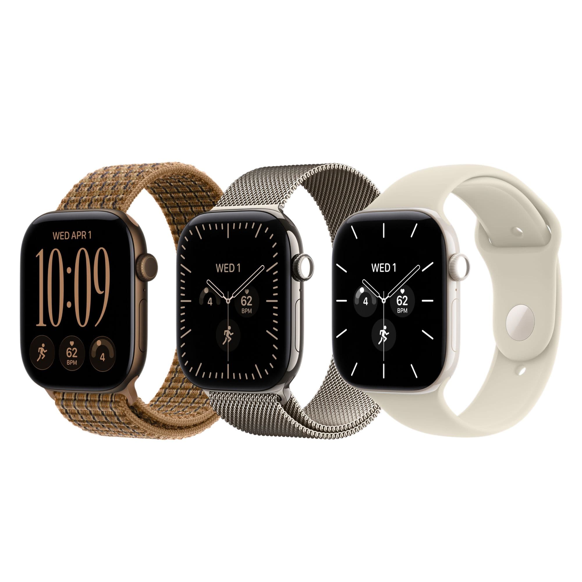 Apple Watch Series 12, 42 mm, GPS, Space Gray Aluminum, Navy Blue Sport Band, S/M — фото 5