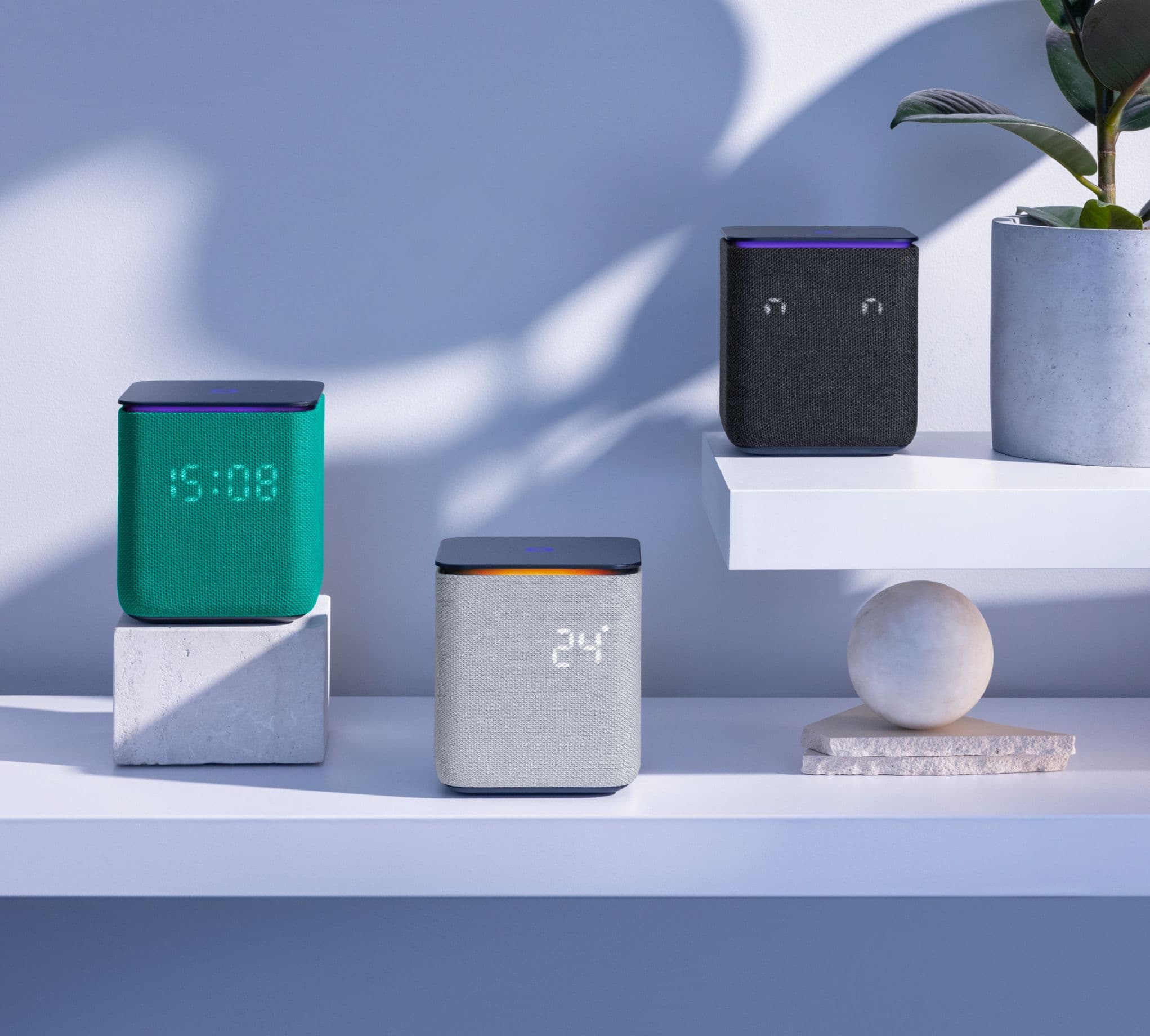 Умная колонка Яндекс Станция Миди с Zigbee, оранжевый — фото 11