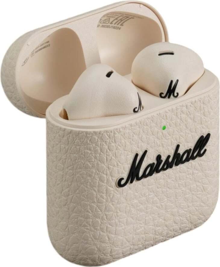 Беспроводные Bluetooth стерео-наушники Marshall Minor IV (Cream) — фото 6