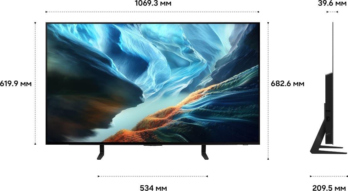 Телевизор Samsung 42" S90H OLED 4K, черный графит — фото 12