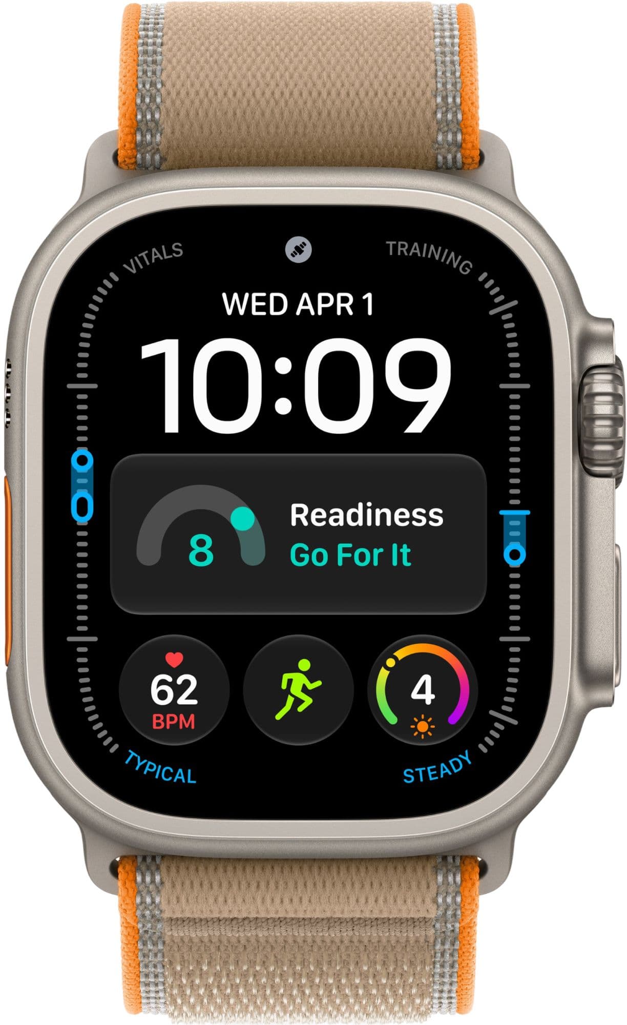 Умные часы Apple Watch Ultra 4 GPS+Cellular, 49 мм, Black Titanium Burgundy Alpine Loop M — фото 11