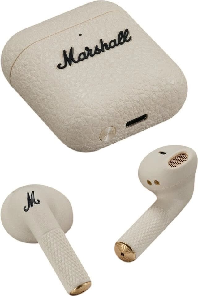 Беспроводные Bluetooth стерео-наушники Marshall Minor IV (Cream) — фото 5