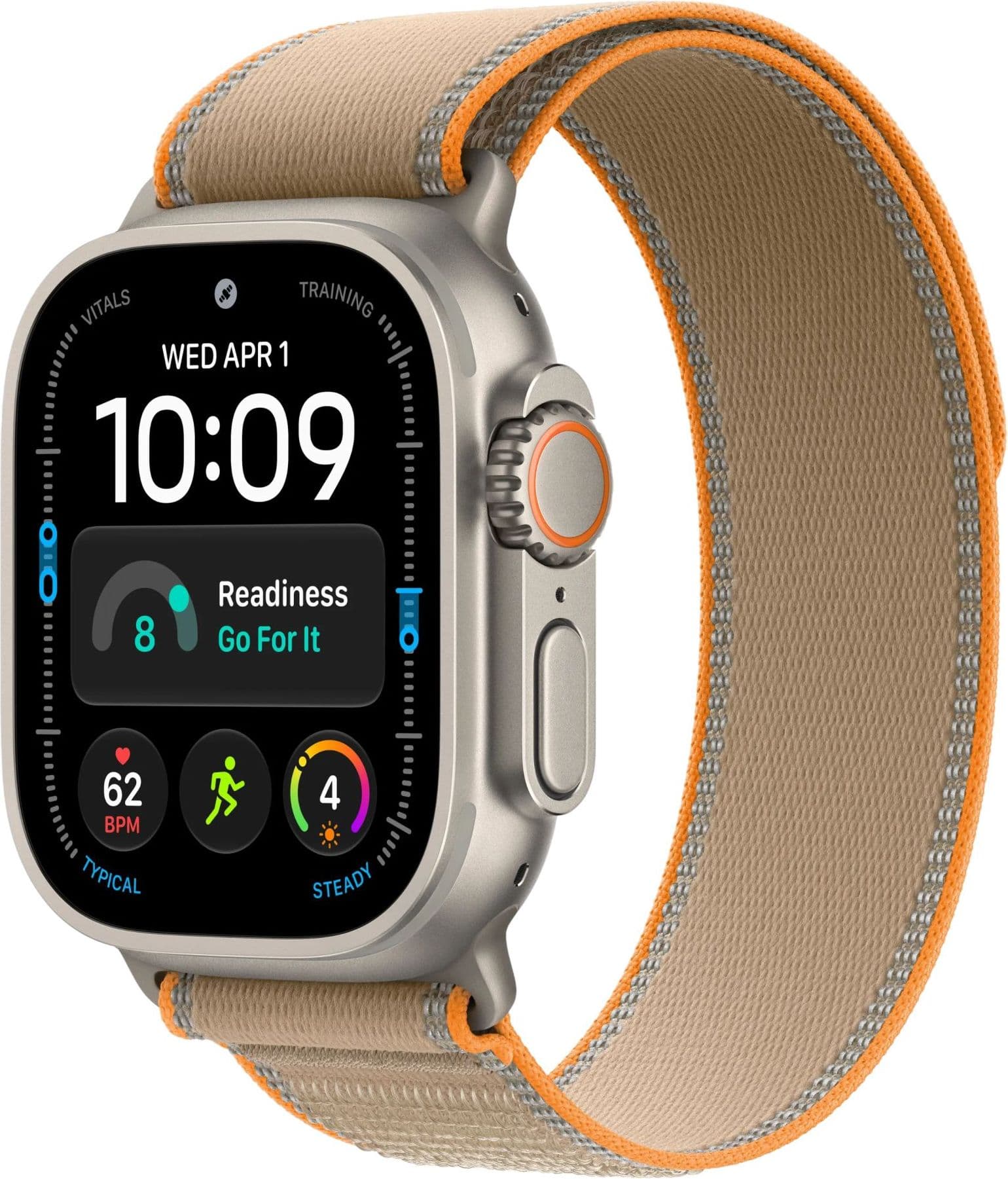 Умные часы Apple Watch Ultra 4 GPS+Cellular, 49 мм, Black Titanium Burgundy Alpine Loop M — фото 10