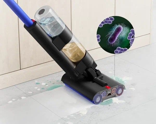 Пылесос вертикальный Dyson WashG1 синий черный — фото 11