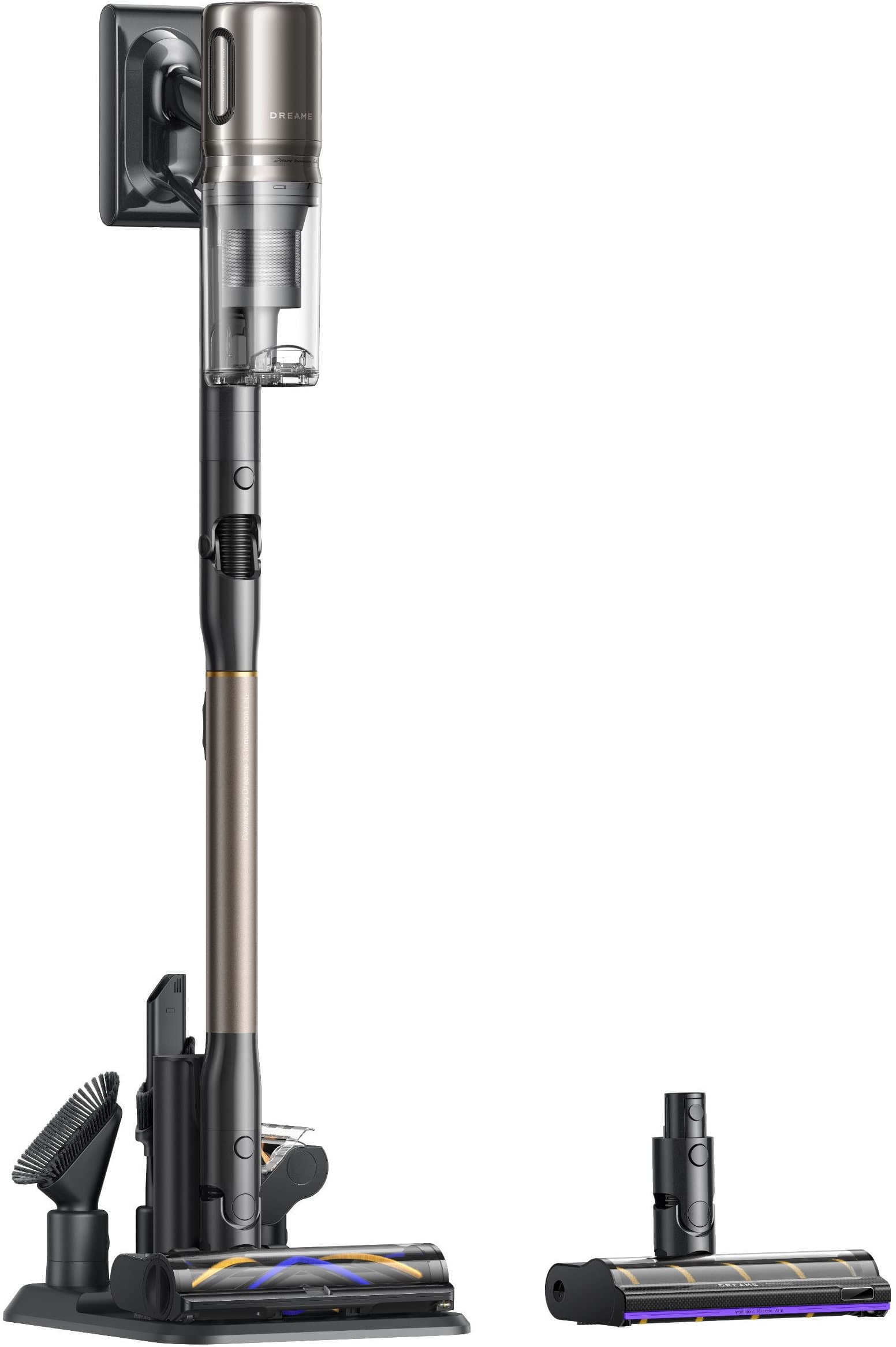 Вертикальный пылесос беспроводной Dreame Z40 TangleCut Flex+, черный