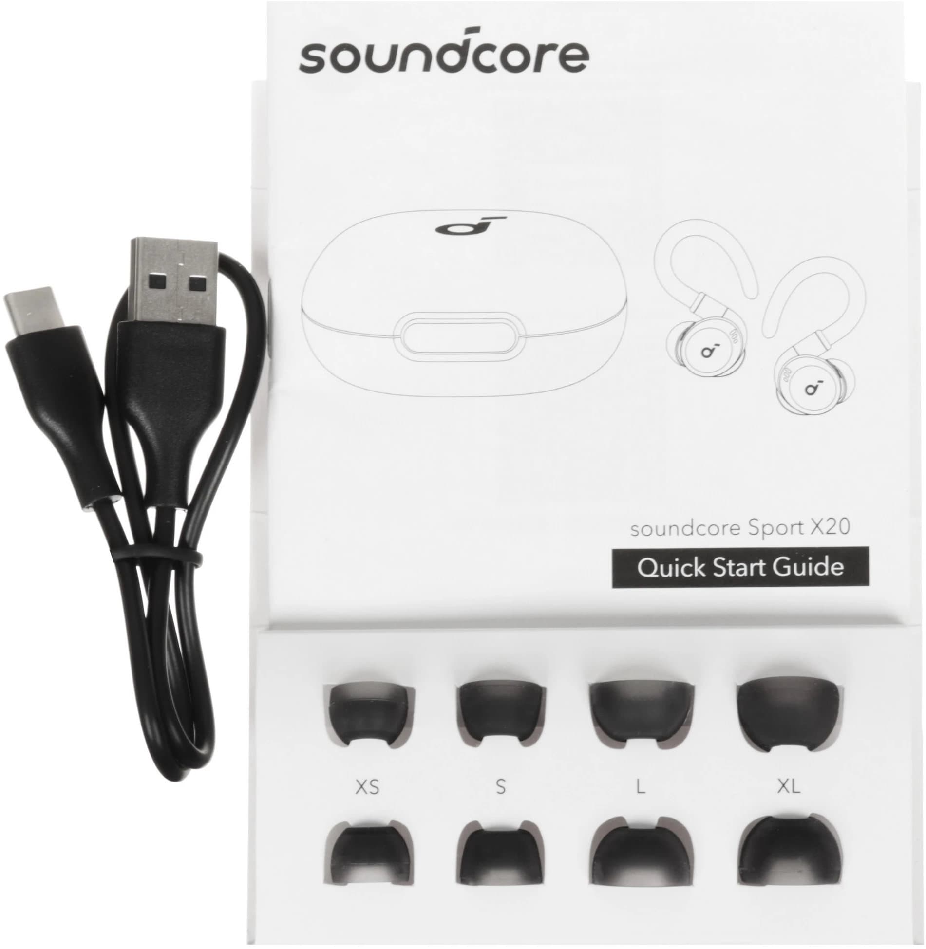 Наушники TWS Anker Soundcore Sport X20, черный — фото 8