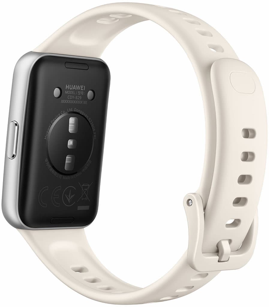 Умные часы HUAWEI Band 11 алюминевые серебристые, с белым ремешком — фото 3